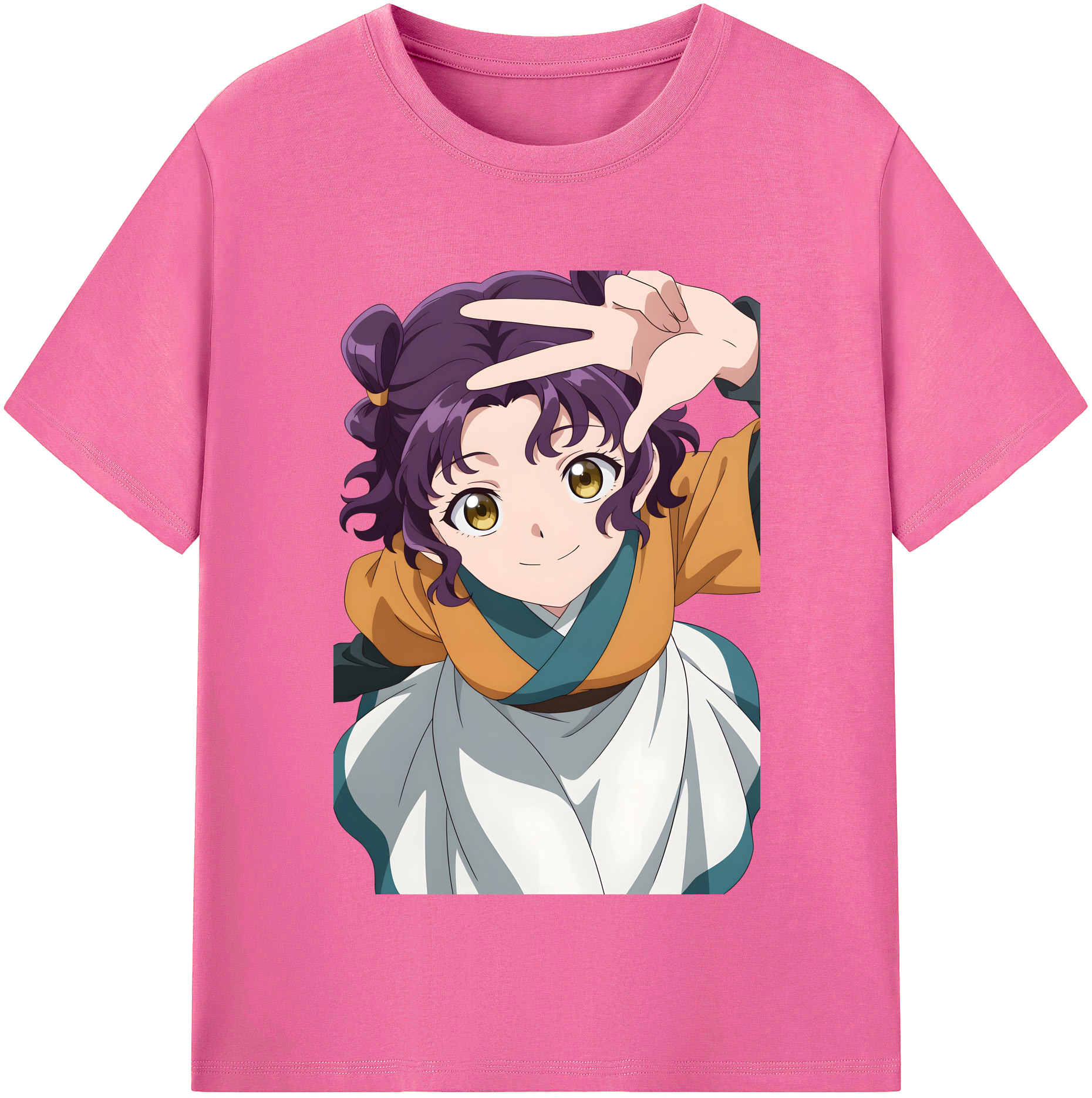 （画像用） 薬屋のひとりごと The Apothecary Diaries レディースカジュアルプリントTシャツ（綿100％）